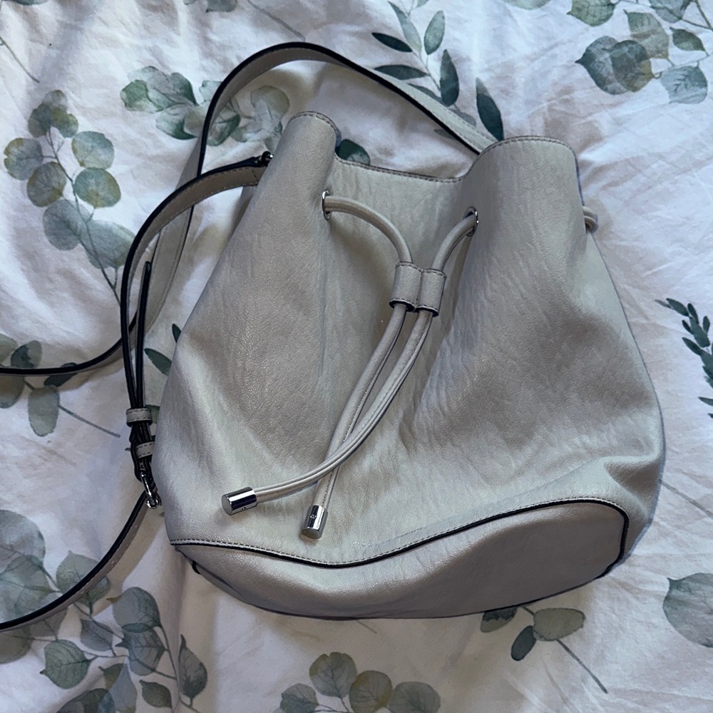 Calvin Klein Cream Shoulder Bag